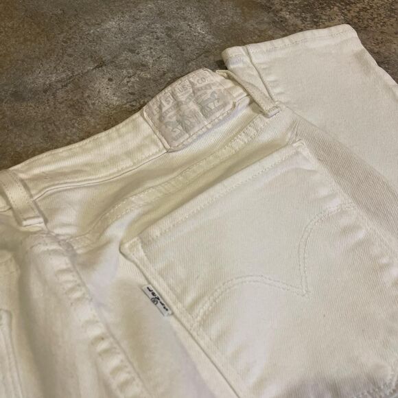 levi’s white stretchy skinny jeans see measurements size 29 - Picture 6 of 8